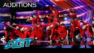 Rival Dance Groups Unite and Deliver a STUNNING Audition  AGT 2022 [upl. by Amsab]