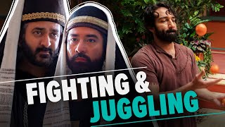 Fighting Pharisees amp Juggling Disciples Making of Season 5 [upl. by Yddeg]