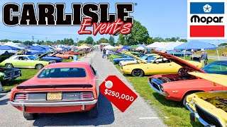 INSANE Mopar Prices Automotive Swap Meet Walkthrough  Carlisle 2023 FULL [upl. by Malamut628]