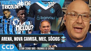 TimeLine Tricolor 136 Novidades da Arena nova camisa do Grêmio Gabriel Mec e Chelsea treino [upl. by Soluk]