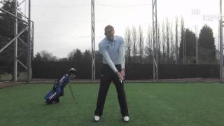 Golf Swing Drill  Stop scooping at impact [upl. by Nosirrah]