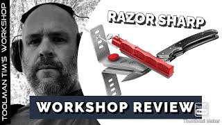 LANSKY DELUXE 5 KNIFE SHARPENER  Using For First Time Lansky Sharpening System Review [upl. by Ark587]