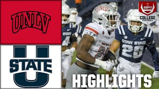 UNLV Rebels vs Utah State Aggies  Full Game Highlights  ESPN College Football [upl. by Yortal777]