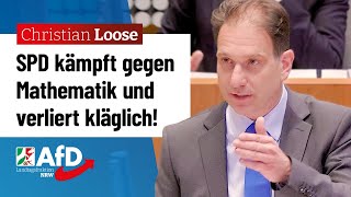 SPD kämpft gegen Mathematik und verliert kläglich – Christian Loose AfD [upl. by Edy]