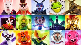 ALL MASKED SINGER REVEALS Season 7 [upl. by Camilia]