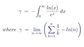 An EulerMascheroni constant equality proof [upl. by Herve]