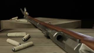 Animated 1866 Chassepot Reload and Flyby Remastered [upl. by Samalla262]