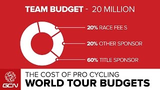 The Cost Of Pro Cycling  World Tour Team Budgets  Tour De France 2014 [upl. by Yaya]