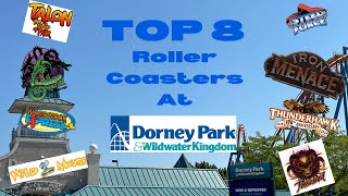 My Top 8 Roller Coasters at Dorney Park [upl. by Aicekal]