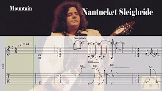 Nantucket Sleighride  Mountain  Guitar Tab [upl. by Crissie]