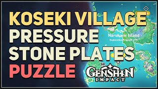 Koseki Village Pressure Stone Plates Puzzle Genshin Impact Seirai Island [upl. by Theo]