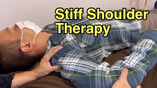 Myofascial release for stiff shoulder [upl. by Oriane89]