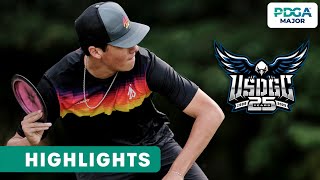 Round 1 Highlights  2023 United States Disc Golf Championship [upl. by Laryssa]