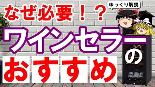 【ワイン初心者】ワインセラーのおすすめと選び方（ゆっくり解説） [upl. by Erimahs]