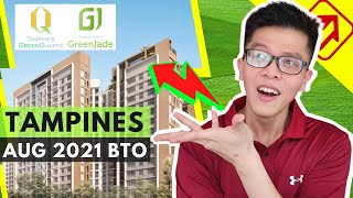 Tampines BTO Aug 2021 Review  Tampines GreenJade amp GreenQuartz Official Analysis [upl. by Christiana]