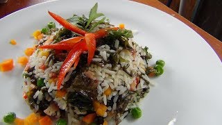 Receta de arroz andino con cochayuyo [upl. by Lewej]