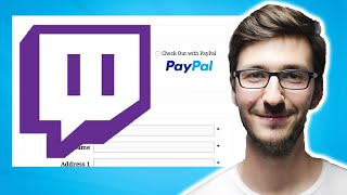 How to Set Up PayPal Donations on Twitch  Normal Donations [upl. by Entwistle]