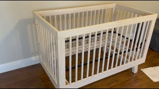 How to Setup Babyletto Hudson 3 in 1 Convertible Crib [upl. by Una]