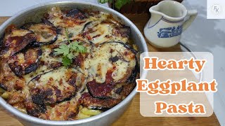 Eggplant Pasta باستا الباذنجانDelicious mouthwatering pasta  dinner recipes by FARBILRAS KITCHEN [upl. by Yentyrb884]