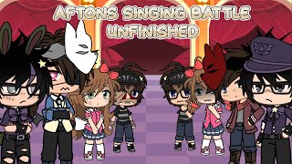 afton family singing battle  unfinished  gacha life [upl. by Teeniv]