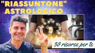 RIASSUNTONE ASTROLOGICO ✨ Oltre 30 RISORSE di Astrologia Evolutiva [upl. by Worthington]