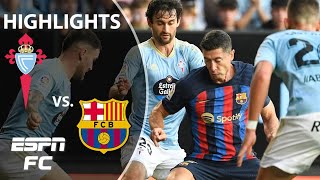 🤯 WILD RESULT 🤯 Celta Vigo vs Barcelona  LaLiga Highlights  ESPN FC [upl. by Rosanne]