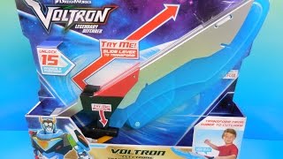 VOLTRON ELECTRONIC TRANSFORMING SWORD VIDEO TOY REVIEW 2017 [upl. by Petit]