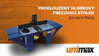 Prodloužený hliníkový frézovací stolek [upl. by Su]