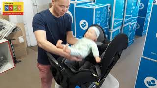 How to put Baby in Rearward Facing Child Car Seat [upl. by Holna]