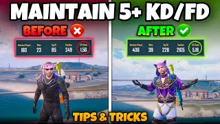 HOW TO INCREASE KDFD IN BGMIPUBG MOBILE TIPS amp TRICKS MEW2 2 [upl. by Elli634]