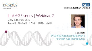 CRISPR therapeutics a LinkAGE webinar [upl. by Assennej]