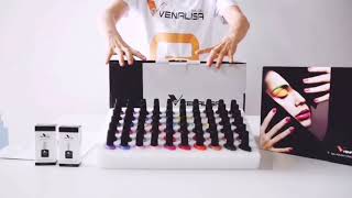 Unboxing For Venalisa Semipermenant Nails Gel Polish 60 Color VIP Kit [upl. by Paske]