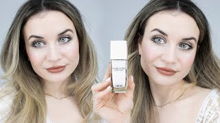 New DIOR FOREVER GLOW VEIL Face Primer First Impressions on My Acne Textured Skin [upl. by Anal426]