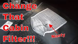 How To Replace A 2014 Jeep Cherokee KL In Cabin Air Filter [upl. by Jessa691]