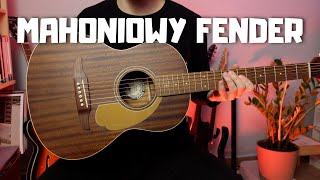 MAHONIOWY FENDER  WARTO Tania Gitara Akustyczna Do 1000zł Test i Recenzja Fender Sonoran Mini [upl. by Yellhsa]