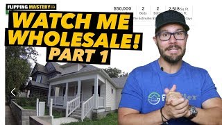 Watch Me Wholesale A House From Start To Finish  PART 1 [upl. by Deuno634]