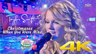 Remastered 4K • 60fps Christmases When You Were Mine  Taylor Swift  Today Show 2007 EAS Channel [upl. by Elwyn476]