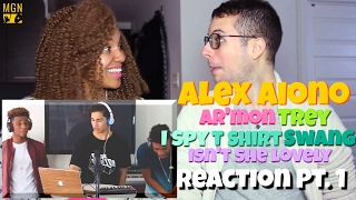 Alex Aiono Ft Armon amp Trey  I Spy T Shirt Isnt She Lovely amp Swang Reaction Pt1 [upl. by Corella]