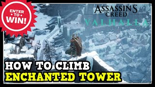 Assassins Creed Valhalla How to Climb the Enchanted Tower in Jotunheim Sync Point [upl. by Millie]