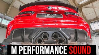 BMW M3  BMW M4 M Performance Exhaust  Sound amp Revs [upl. by Are]