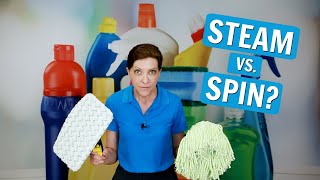 Spin Mop vs Steam Mop for Hardwood Floors  Which is Best [upl. by Nered995]