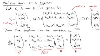 Eigenvector Method to Solve a System of ODEs  Differential Equation  Lecture 32 [upl. by Yanarp]