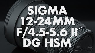 Lens Data  Sigma 1224mm f4556 II DG HSM Review [upl. by Milurd68]