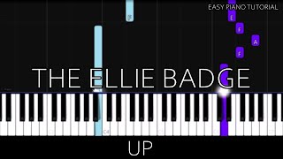 Up  The Ellie Badge Easy Piano Tutorial [upl. by Rupert]