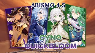 Abismo 12 da 45  Cyno Quickbloom  Lado 1  Genshin Impact Spiral Abyss Gameplay [upl. by Adalbert572]