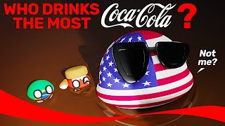 COUNTRIES SCALED BY COKE CONSUMPTION  Countryballs Animation [upl. by Boser]