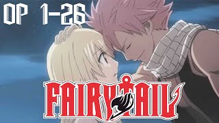 Fairy Tail Openings 126 [upl. by Clayberg]