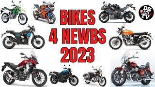 Top 10 Beginner Motorcycles for all Riders 2023 [upl. by Bil]