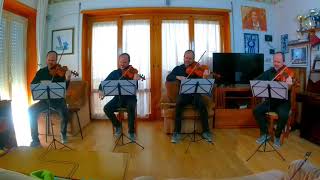 J S Bach lArte della Fuga BWV 1080  Contrappunto 1 [upl. by Annayat]