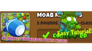 How to beat MOAB madness in BTD6 No monkey knowledge points needed [upl. by Ringe]